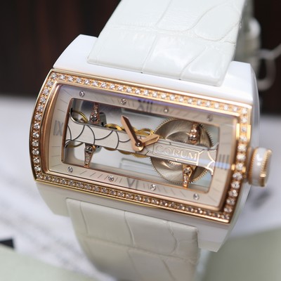 27116504a - CORUM Ti-Bridge Lady ungetragene Damenarmbanduhr Referenz 007.129.51/0009 0000, ...