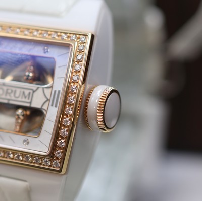 27116504b - CORUM Ti-Bridge Lady ungetragene Damenarmbanduhr Referenz 007.129.51/0009 0000, ...