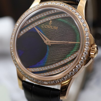 27116511a - CORUM Heritage ungetragene Armbanduhr mit Diamanten Referenz 110.601.85/0049 PL92, ...