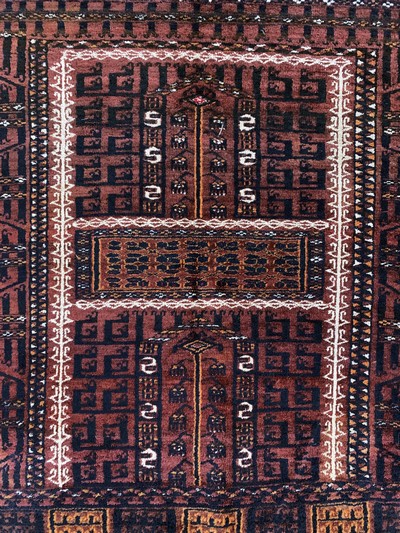 27116522e - Saryk´Engsi´antik, Turkmenistan, 19.Jhd, Wolle auf Wolle, ca. 180 x 150 cm, EHZ: 3 ...