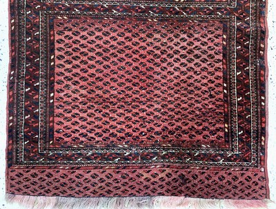 27116523b - Yomud antik, Turkmenistan, um 1900, Wolle auf Wolle, ca. 150 x 105 cm, EHZ: 3 ...