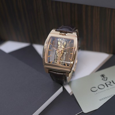 Image CORUM Golden Bridge unworn gents wristwatch reference 313.165.55/0002 GL10R, self ...