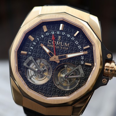 27116534a - CORUM Admiral´s Cup AC-ONE 45 Double Tourbillon ungetragene Herrenarmbanduhr Referenz ...