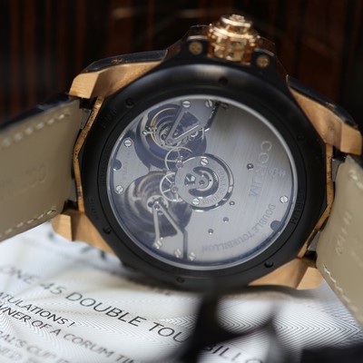 27116534e - CORUM Admiral´s Cup AC-ONE 45 Double Tourbillon ungetragene Herrenarmbanduhr Referenz ...