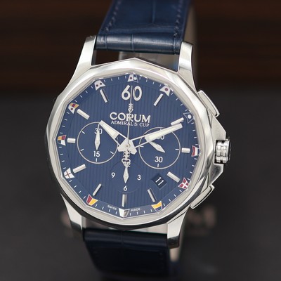 27116607a - CORUM Admiral´s Cup Legend ungetragener Armbandchronograph Referenz 984.101.20/0F01 ...