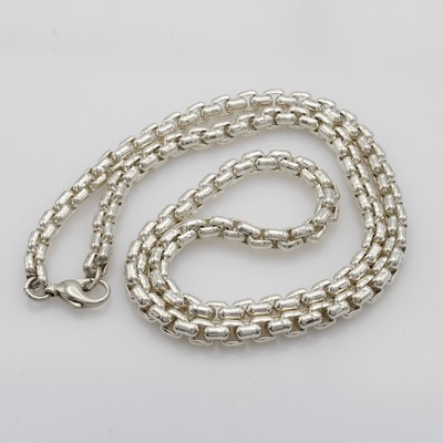 27116683a - Ankerkette, 925er Silber, Karabinerschl., L. ca. 61 cm