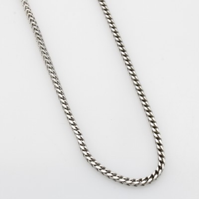 Image Kette, 925er Silber, anged. Fuchsschwanz- kette, Karabinerschl., L. ca. 69 cm