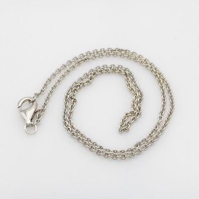 27116691a - Rundankerkette, 925er Silber, Karabinerschl., L. ca. 53.5 cm