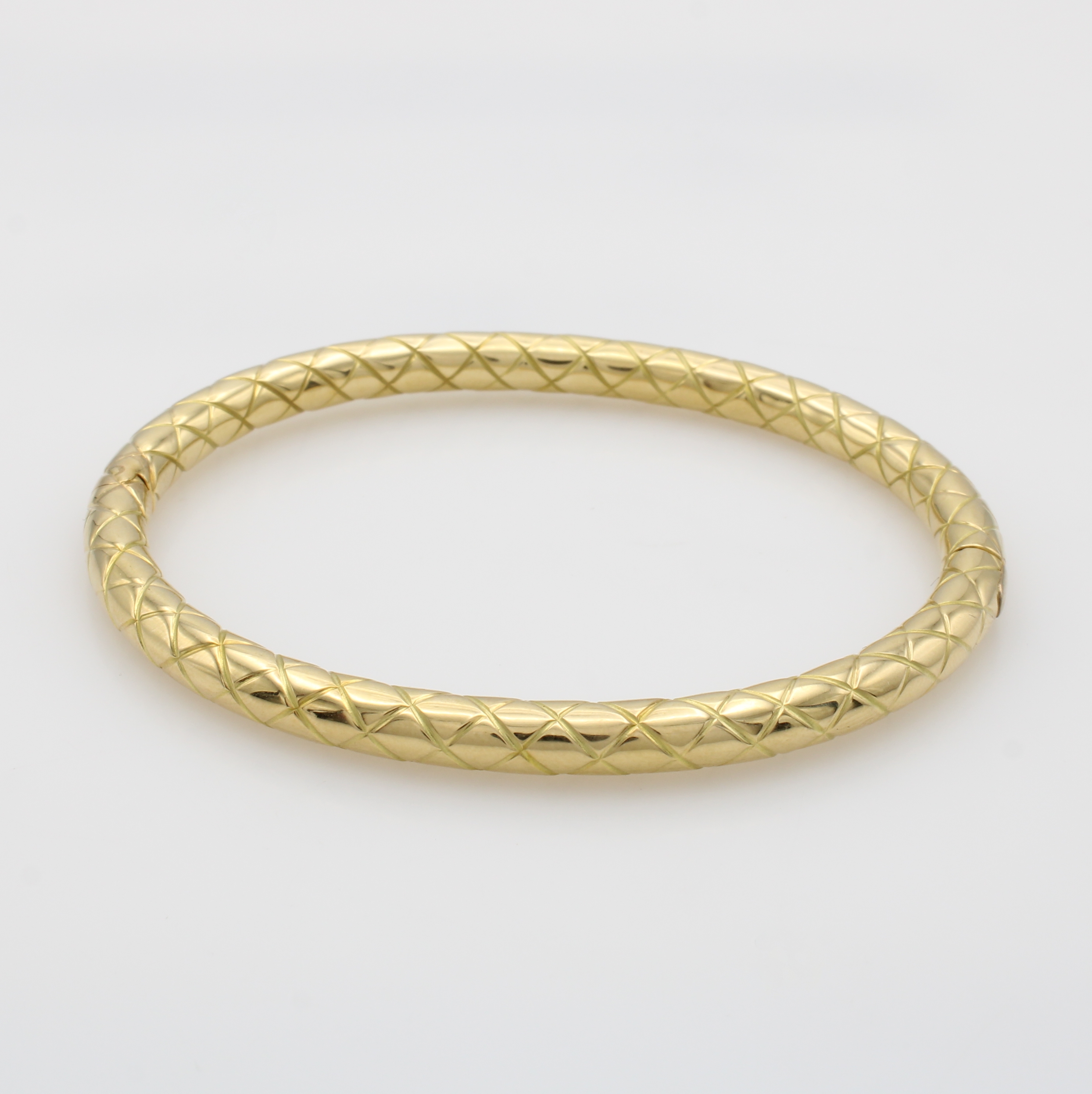 Image 27117135 - Armreif, GG 750/000, Oberfläche im Flecht- muster, Steckverschluss, Breite ca. 5 mm