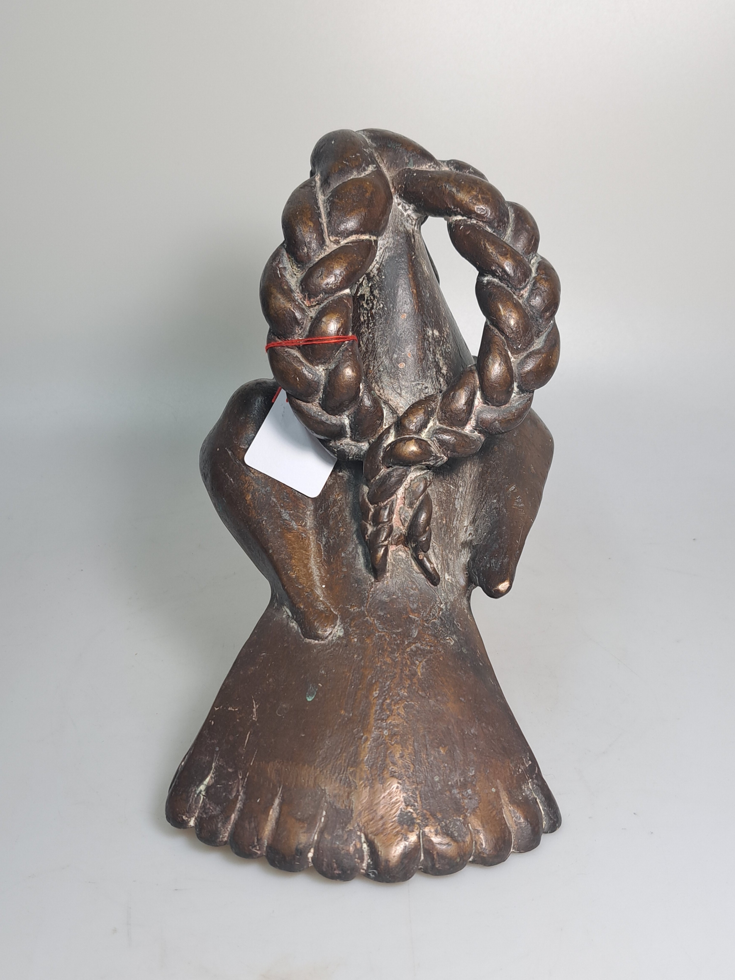 Detail e: Gernot Rumpf, 1941-2025 Kaiserslautern, Elwedritsche, Bronzeguß, signiert und dat. 1988, Gießerstempel Strehle, H. ca. 22cm