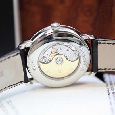 27117146e - BLANCPAIN Villeret Grande Date ungetragene Herrenarmbanduhr Referenz 6669-1127-55B, ...