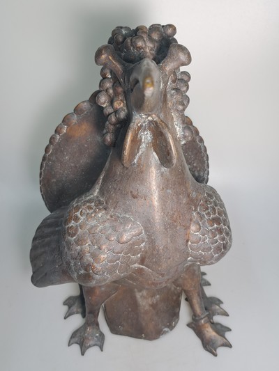 27117163b - Gernot Rumpf, 1941-2025 Kaiserslautern, Traubendritsche, Bronzeguß, sign. und dat. ...