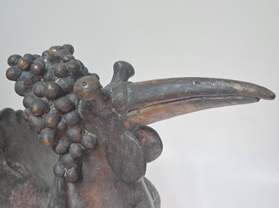 27117163c - Gernot Rumpf, 1941-2025 Kaiserslautern, Traubendritsche, Bronzeguß, sign. und dat. ...