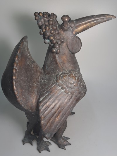 27117163d - Gernot Rumpf, 1941-2025 Kaiserslautern, Traubendritsche, Bronzeguß, sign. und dat. ...