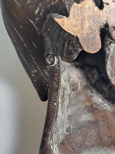 27117164h - Gernot Rumpf, 1941-2025 Kaiserslautern, Elwedritsche, Bronzeguß, signiert und dat. ...