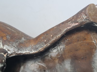 27117164i - Gernot Rumpf, 1941-2025 Kaiserslautern, Elwedritsche, Bronzeguß, signiert und dat. ...