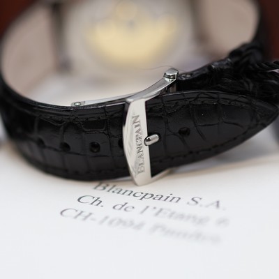 27117165c - BLANCPAIN Villeret Demi-Fuseau ungetragene Herrenarmbanduhr Referenz 6660-1127A-55B, ...