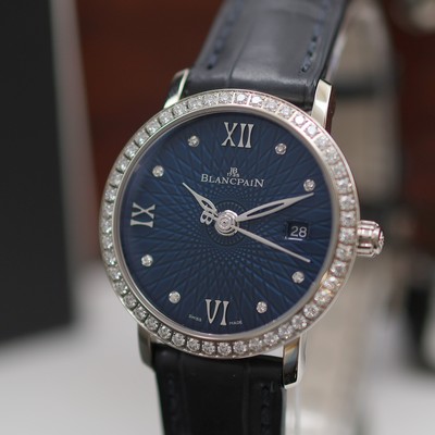 27117185a - BLANCPAIN Ultra-Slim ungetragene Damenarmbanduhr in WG 750/000 Referenz 6102 -1929-55A, ...