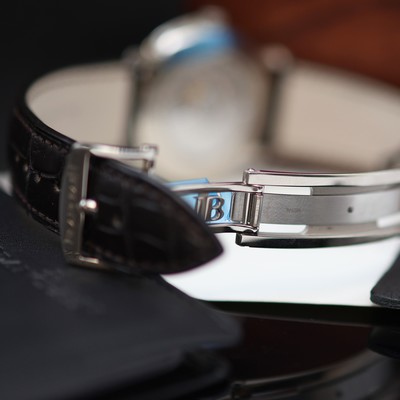 27117195d - BLANCPAIN Ultra-Slim ungetragene Herrenarmbanduhr WG 750/000 Referenz 6651-1504-55B, ...