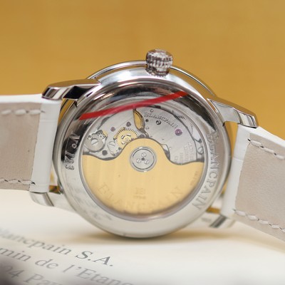 27117196e - BLANCPAIN Riviere ungetragene Damenarmbanduhr Referenz 3400A-4544-55B, Automatik, beids. ...