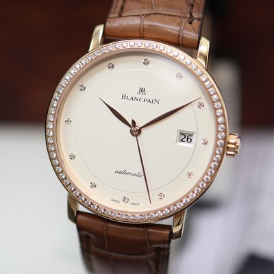 27117197a - BLANCPAIN Villeret Ultra-Slim Armbanduhr in RG 750/000 Referenz 6223-2987-55B, ...