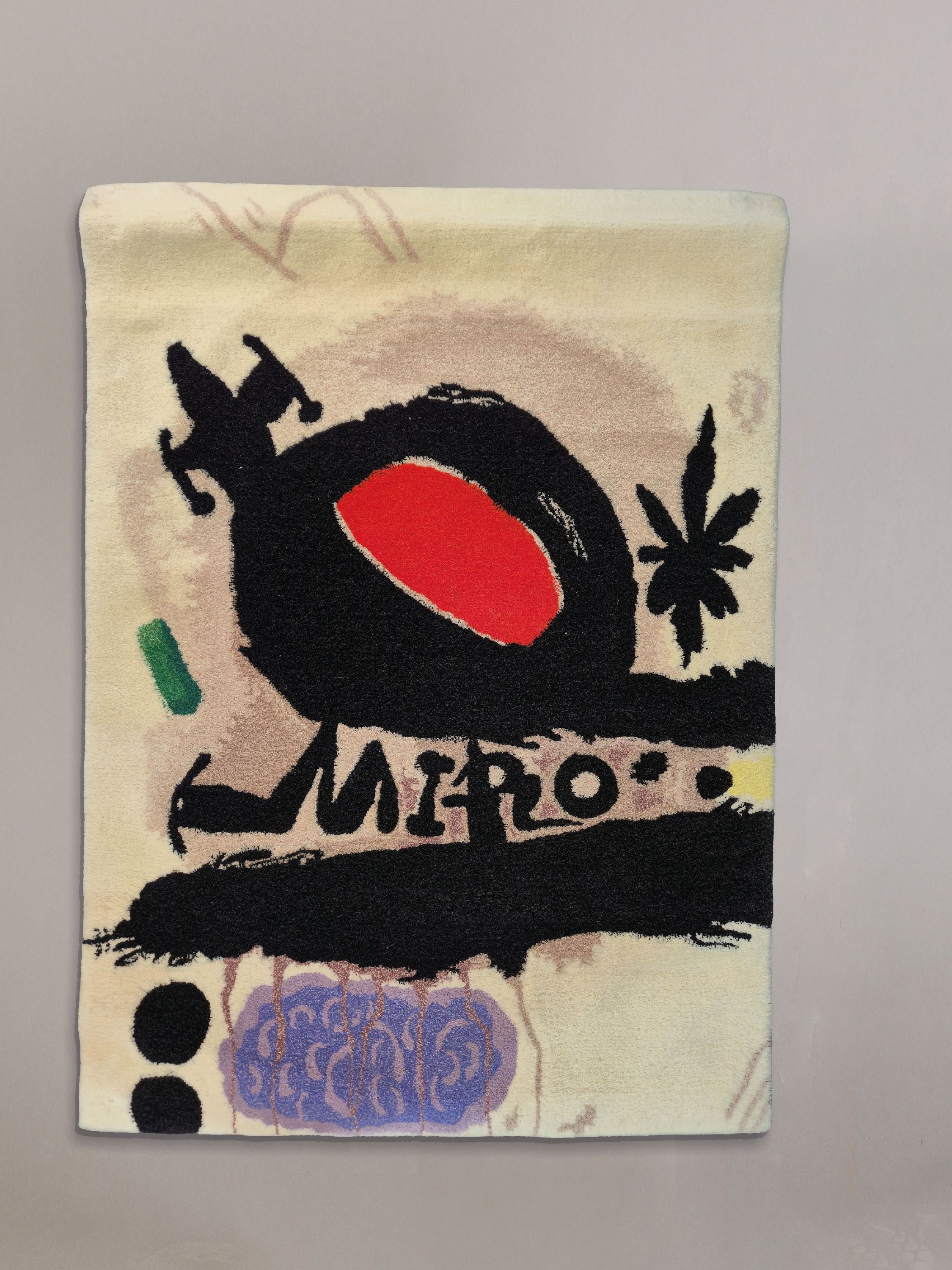 Image 27117213 - Nach Joan Miro (1893-1983), Ausführung Ewald Kröner, 1970er-Jahre, Motiv ´L´Oiseau ...