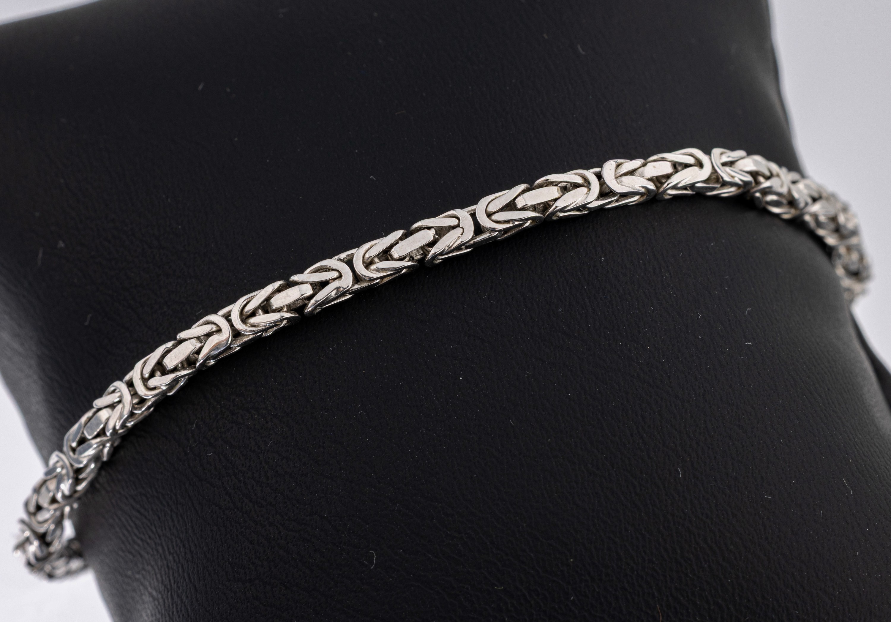 Image 27117245 - 14 kt Gold Königskettenarmband, WG 585/000,L. ca. 20.5 cm, Kastenschloss mit 2 ...