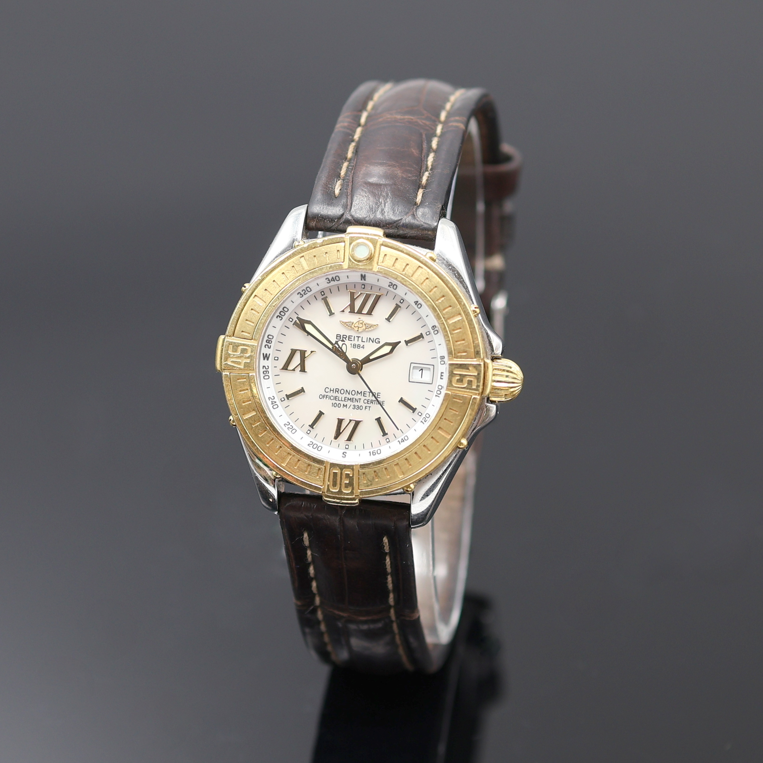 Image 27117251 - BREITLING Damenarmbanduhr Serie Lady B-Class Chronometer Referenz D67365, Schweiz um ...