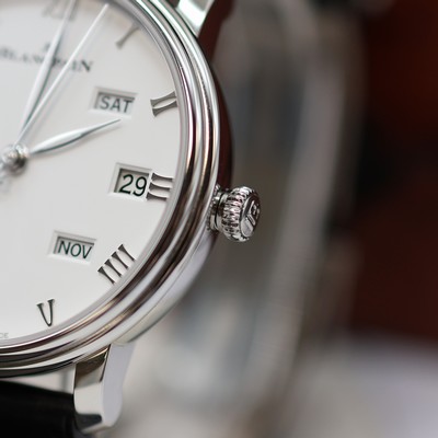 27117203b - BLANCPAIN Villeret Quantieme Annuel GMT ungetragene Herrenarmbanduhr Referenz ...