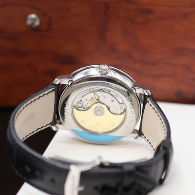 27117203e - BLANCPAIN Villeret Quantieme Annuel GMT ungetragene Herrenarmbanduhr Referenz ...
