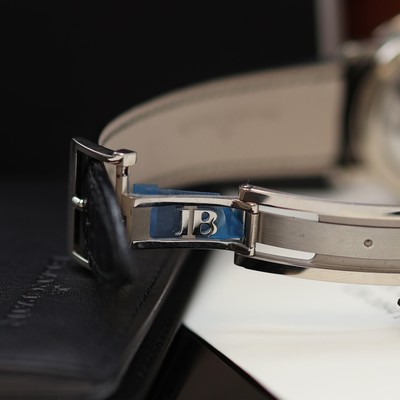 27117206d - BLANCPAIN Villeret Demi-Fuseau Horaire ungetragene Herrenarmbanduhr mit 8-Tagewerk in WG ...