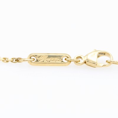 27117210a - Chopard - So Happy Anhänger an Kette, GG 750/000, rosa Stein, Brill. ca. 0.05 ct ...