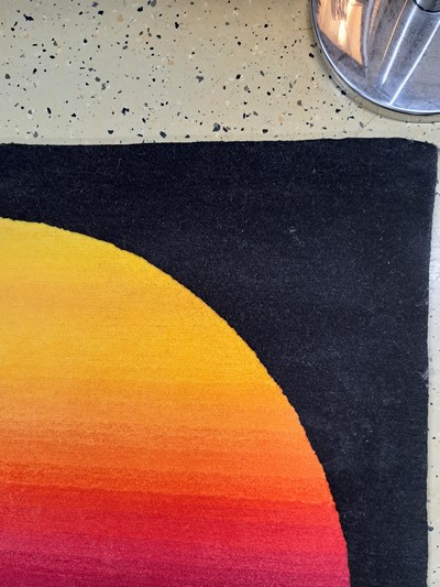 27117212e - Ewald Kröner, Wandteppich ´Sundown´, 1970er -Jahre, Schurwolle, handgeknüpft, ...