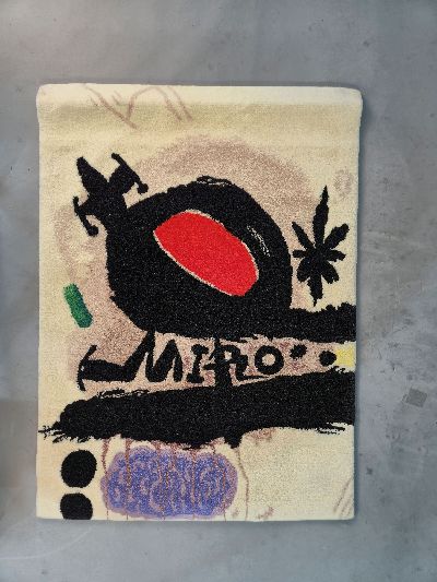27117213k - Nach Joan Miro (1893-1983), Ausführung Ewald Kröner, 1970er-Jahre, Motiv ´L´Oiseau ...