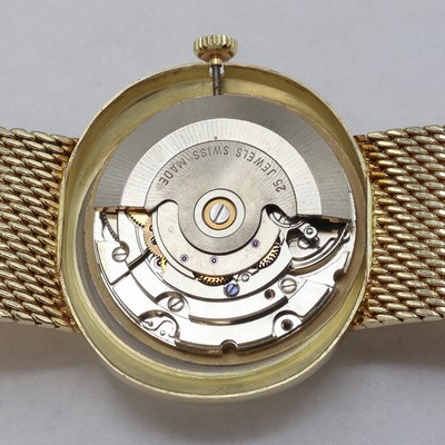 27117252g - PRIOSA Herrenarmbanduhr in GG 585/000, Automatik, Deutschland/Schweiz um 1968, Boden ...
