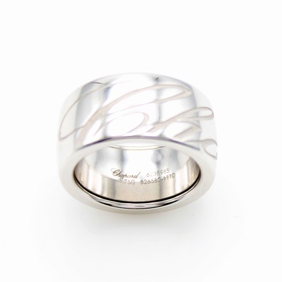 27117261a - Chopard - Chopardissimo Ring, WG 750/000, RW ca. 53, Gew. 19.2 g, orig. Etui u. Papiere ...