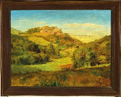 27117310k - Ludwig Schreieck, 1911 St. Martin-1944 München, , wohl Taunus-Landschaft, Blick vorbei ...