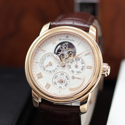 27117317a - BLANCPAIN Le Brassus hochfeines, ungetragenes Armbandtourbillon Quantieme Perpetuel 8 ...