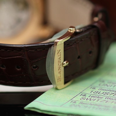 27117317c - BLANCPAIN Le Brassus hochfeines, ungetragenes Armbandtourbillon Quantieme Perpetuel 8 ...