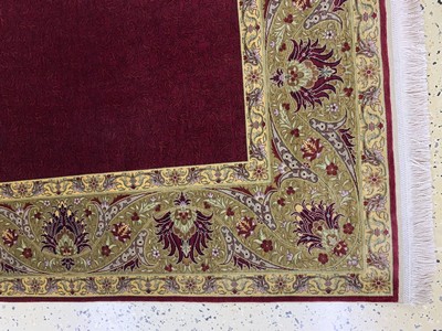 27117354a - Hereke Seide fein Türkei, signiert´Cinar´, Ende 20.Jhd, reine Naturseide, ca. 205 x ...