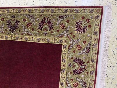 27117354b - Hereke Seide fein Türkei, signiert´Cinar´, Ende 20.Jhd, reine Naturseide, ca. 205 x ...