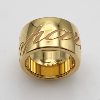 27117362a - Chopard - Chopardissimo Ring, RG 750/000, RW ca. 54, Gew. ca. 22.6 g, orig. Etui u. ...