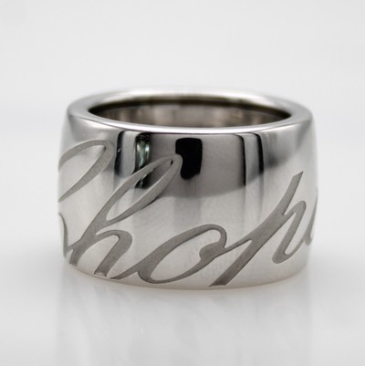 Image Chopard - Chopardissimo Ring, WG 750/000, RW ca. 53, Gew. ca. 23.1 g, orig. Etui u. ...