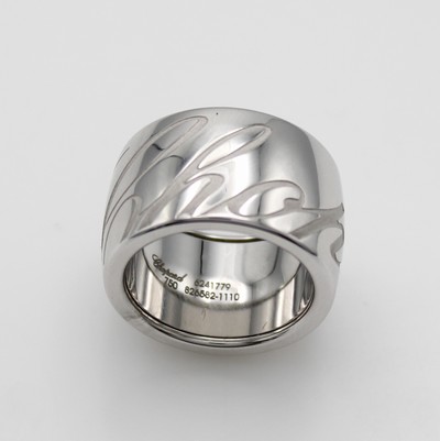 27117399a - Chopard - Chopardissimo Ring, WG 750/000, RW ca. 53, Gew. ca. 23.1 g, orig. Etui u. ...