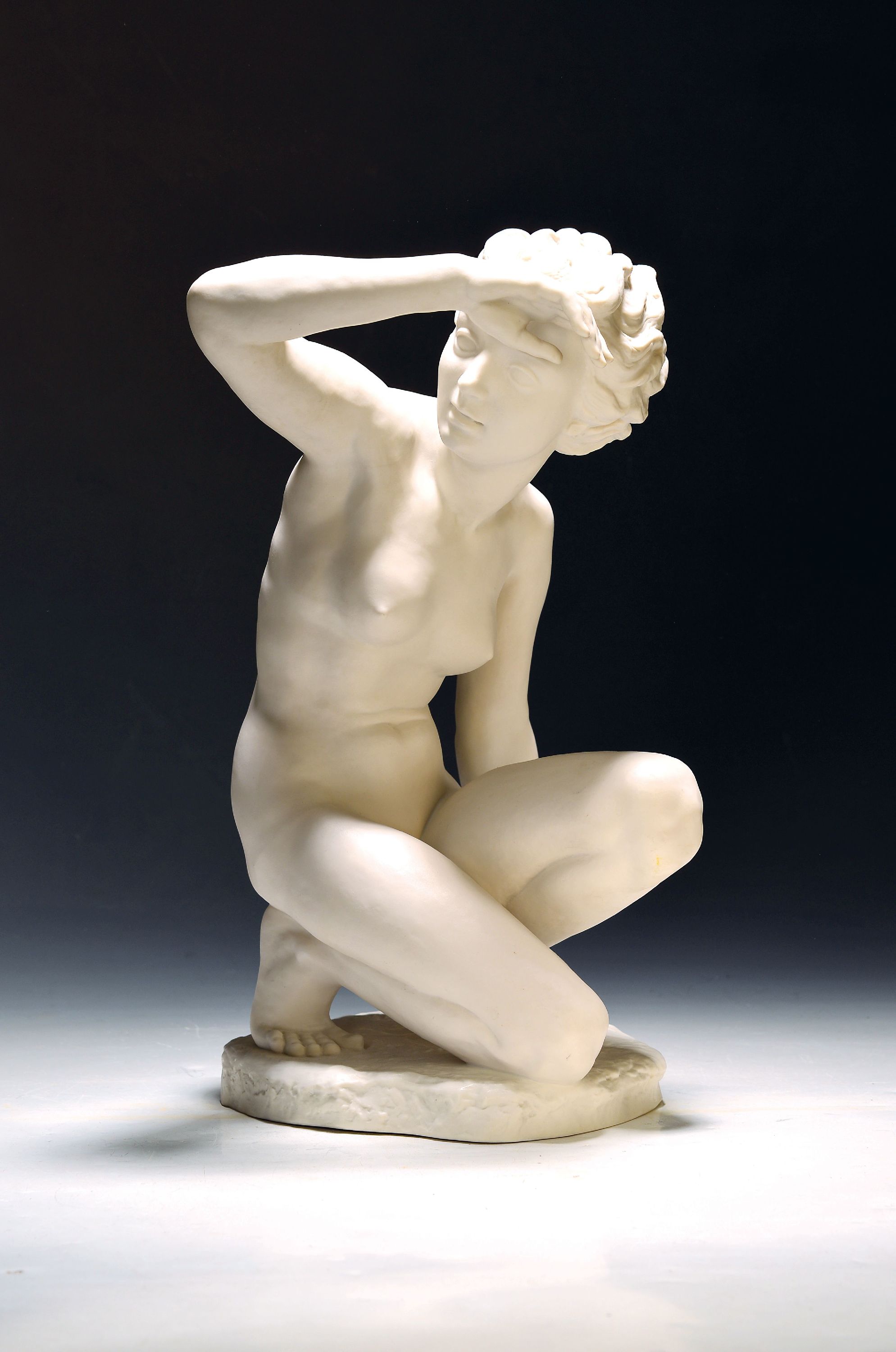 Image 27117412 - Zwei Porzellanfiguren, Mitte 20. Jh., , Hutschenreuther, Entwurf Werner ´die Schauende´, ...