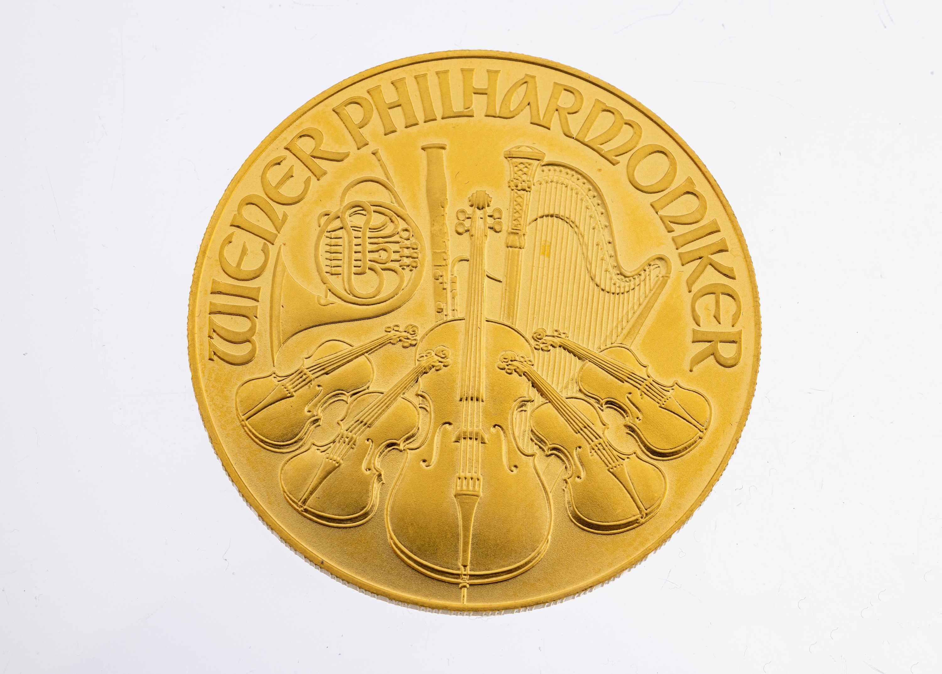 Detail a: Goldmünze, 2000 Schilling, 1995, Wiener Philharmoniker