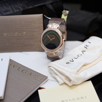 Image BULGARI Divas Dream unworn ladies wristwatch in 18k pink gold with diamonds reference DV ...