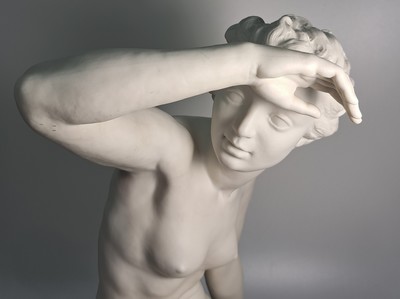 27117412c - Zwei Porzellanfiguren, Mitte 20. Jh., , Hutschenreuther, Entwurf Werner ´die Schauende´, ...