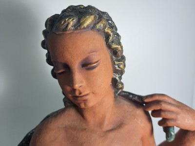 27117412m - Zwei Porzellanfiguren, Mitte 20. Jh., , Hutschenreuther, Entwurf Werner ´die Schauende´, ...