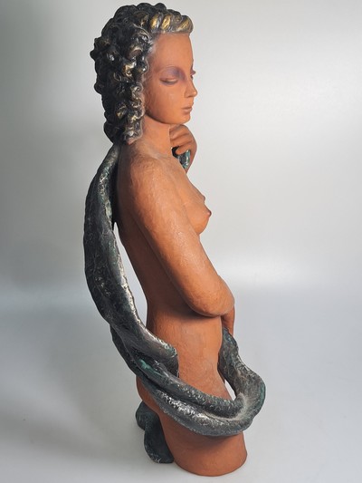 27117412q - Zwei Porzellanfiguren, Mitte 20. Jh., , Hutschenreuther, Entwurf Werner ´die Schauende´, ...